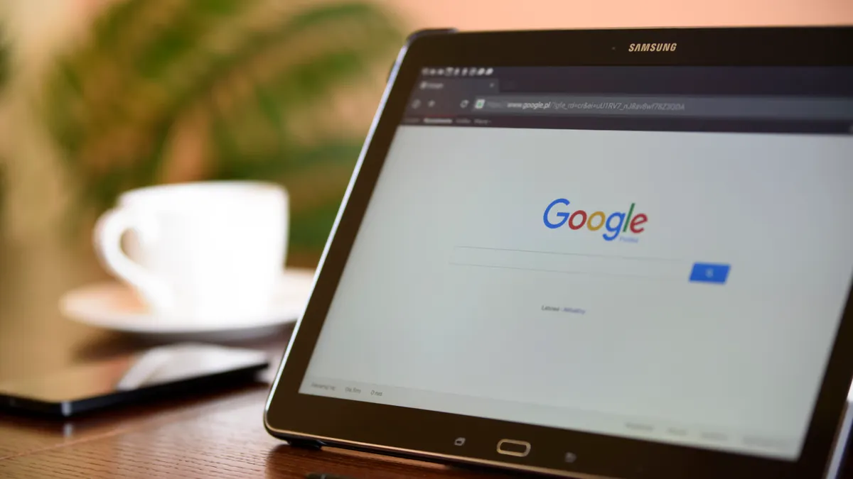 Bing vs Google SEO: five optimization differences and what to change — Black Samsung Tablet on Google Page